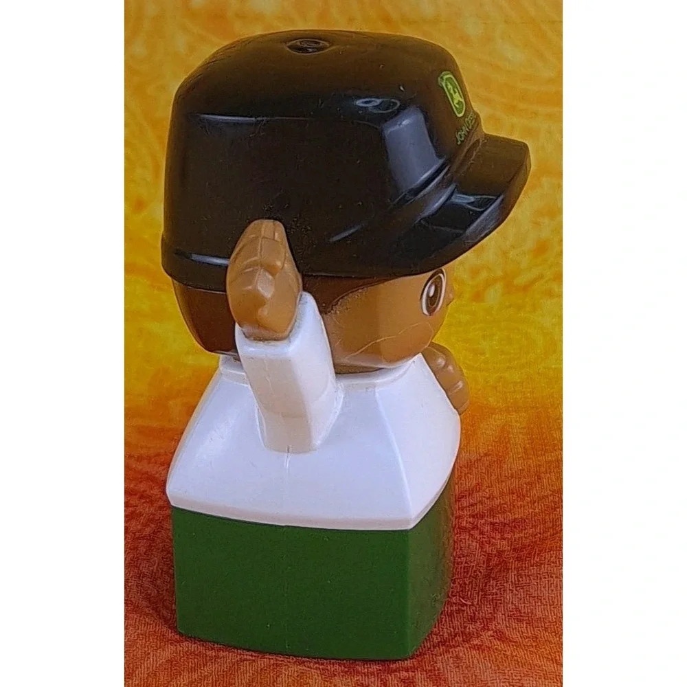 Mega Bloks First Builders Lil John Deere Figure Tractor Driver Farmer‎ Boy Man